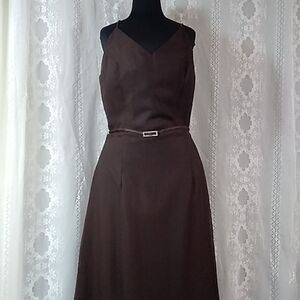 Vintage Jordan Dark Brown Women's Dress Size 8